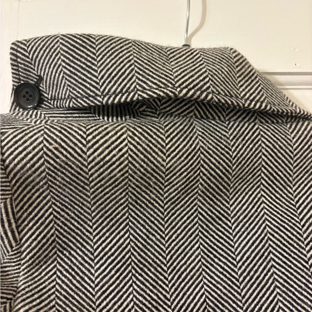 Carlisle Black and White Herringbone Blazer with Matching Skirt - Picture 3 of 5